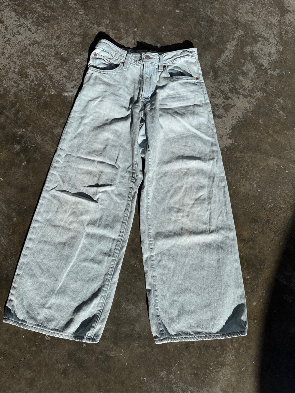 Levi's Light Blue Relaxed Wide-Leg Women's Jeans